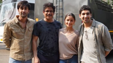 Nagarjuna के साथ Ranbir Kapoor-Alia Bhatt ने शुरू की 'Brahmastra' की शूटिंग, देखें सेट से आई ये लेटेस्ट Photos