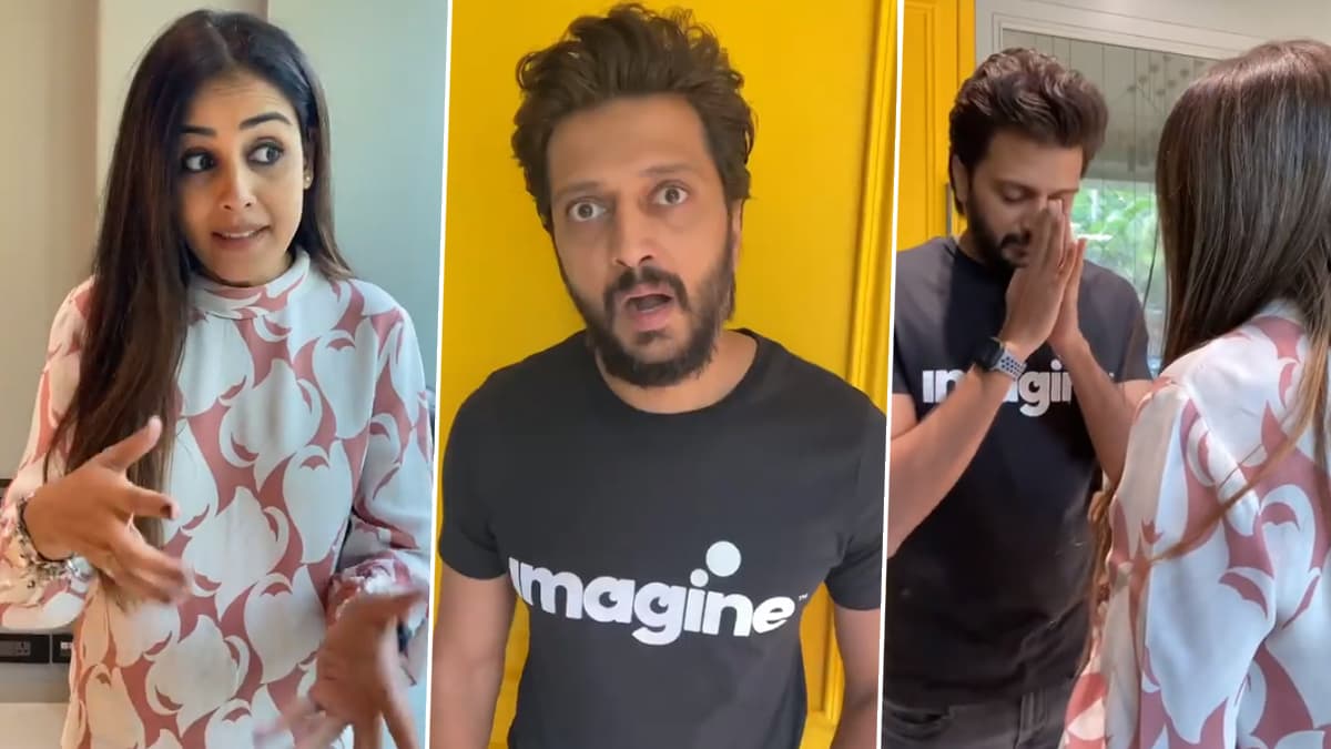 Ritesh Deshmukh ने पत्नी Genelia D'souza संग शेयर किया 'Yawn संबंध' का ये मजेदार Video