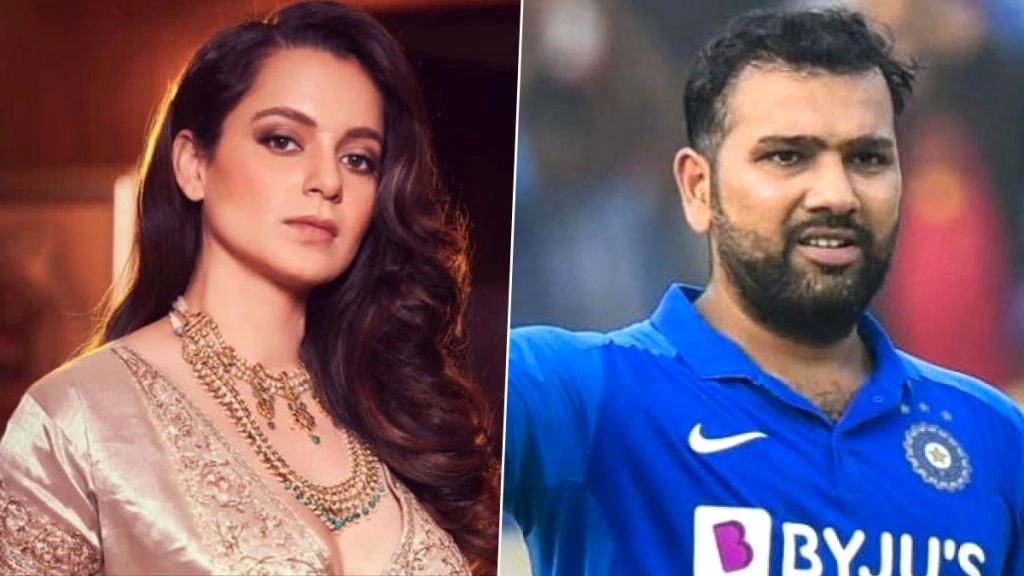 कंगना रनौत ने इंडियन क्रिकेट के हिट मैन रोहित शर्मा पर कसा तंज 