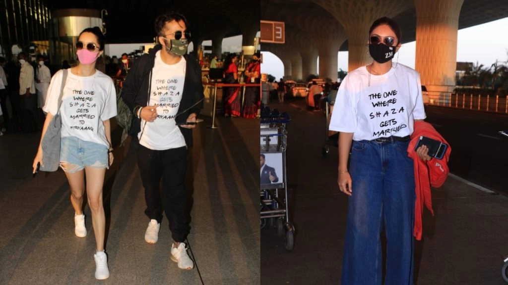 श्रद्धा कपूर, सिद्धांत कपूर और शजा मोरनी स्पॉट हुए एअरपोर्ट पर 