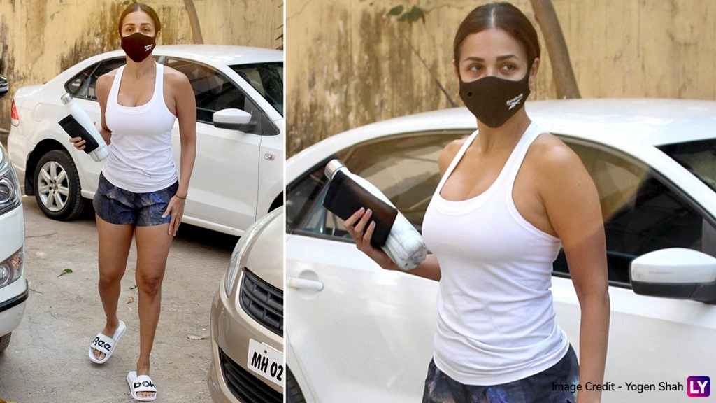 मलाइका अरोड़ा ने जिम के बाहर दिखाया हॉट अवतार 