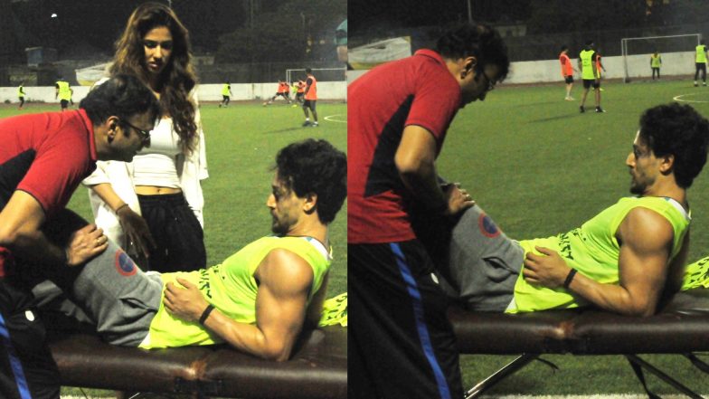 फूटबाल खेलते हुए घायल हुए Tiger Shroff, दिशा पटानी रही साथ साथ (Photos)