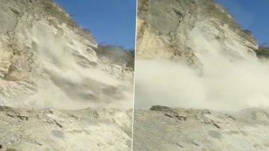 Uttarakhand Landslide: टिहरी गढ़वाल में हुआ भूस्खलन, NH58 ऋषिकेश-श्रीनगर मार्ग बंद, देखें वीडियो
