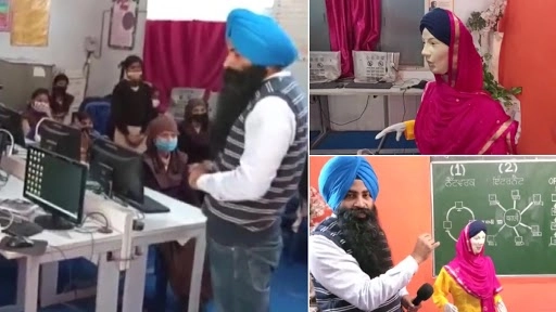 ये है दुनिया की पहली पगड़ी वाली रोबोट, समझ और बोल सकती है पंजाबी