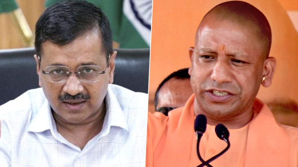 लोकसभा में प्रधानमंत्री मोदी के भाषण के बाद आमने-सामने आए योगी आदित्यनाथ और अरविंद केजरीवाल