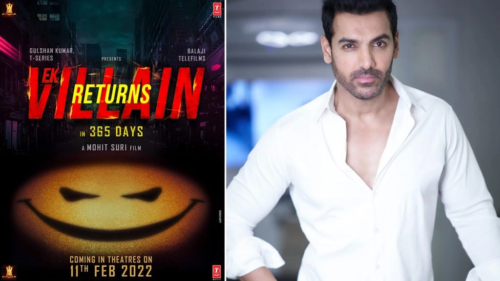 जॉन अब्राहम ने फिल्म एक विलेन रिटर्न्स का किया पोस्टर शेयर