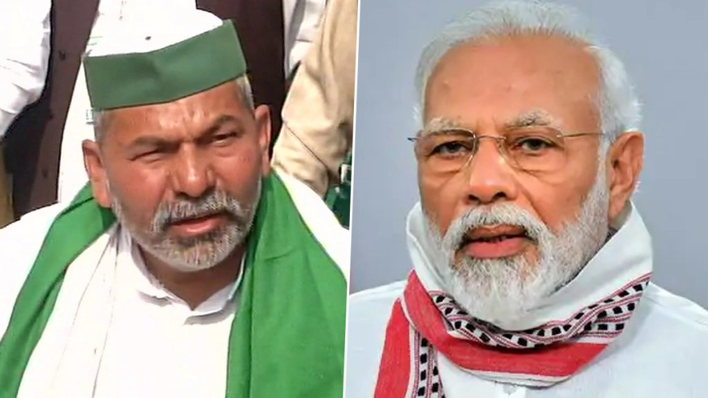 MSP पर कानून बनाने की वकालत, टिकैत बोले-मोदी को विधायकों-सांसदों से पेंशन छोड़ने की अपील करनी चाहिए