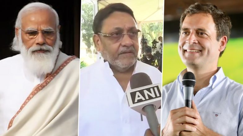 राहुल गांधी ने माना 1975 की इमरजेंसी का फैसला था गलत, नवाब मलिक ने बीजेपी और प्रधानमंत्री पर निशाना साधते हुए कहा-वे स्वीकार करें गुजरात दंगा था गलत
