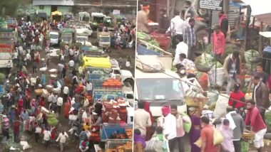 Maharashtra: नागपुर के मार्केट में लोगो ने कोरोना के प्रोटोकॉल का उल्लंघन किया , भारी संख्या में लोग बाजार पहुंचे