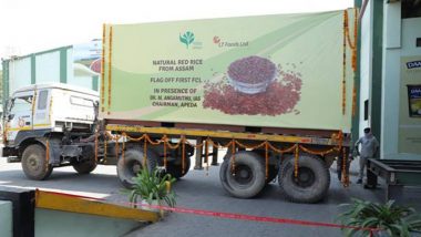 Red Rice Export: अमेरिकी चखेंगे असम की 'लाल चावल' का स्वाद, पहली निर्यात खेप रवाना