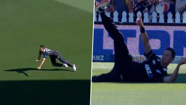 NZ vs Ban: WHAT A CATCH! ट्रेंट बोल्ट के इस कैच से दर्शक हो गए हक्के-बक्के, देखें Video