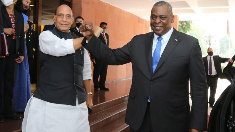 भारत अमेरिका के साथ मजबूत रक्षा साझेदारी को और आगे बढ़ाने के लिए पूरी तरह से प्रतिबद्ध : रक्षा मंत्री राजनाथ सिंह