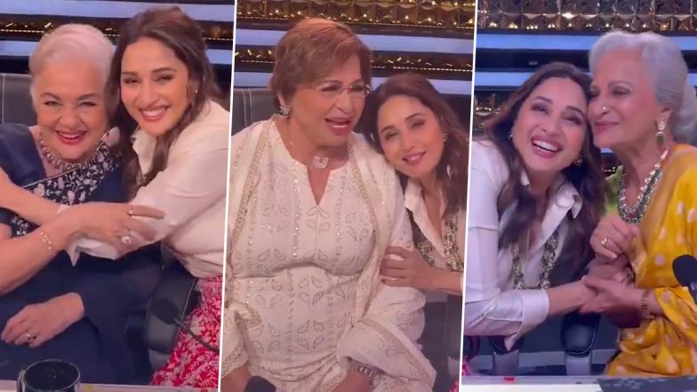 Dance Deewane 3 के सेट पर पहुंची तीन लीजेंडरी एक्ट्रेस, माधुरी दीक्षित ने धमाकेदार वीडियोज शेयर कर दिखाई दीवानगी