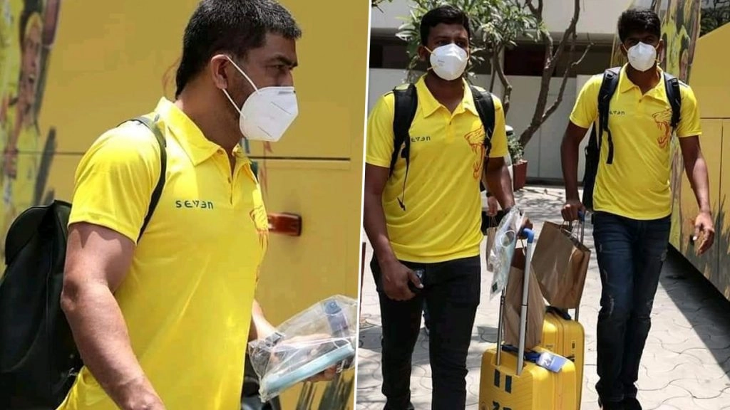 चेन्नई से मुंबई के लिए रवाना हुए धोनी