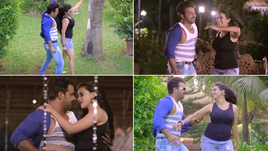 पवन और अक्षरा का गाना हुआ वायरल 