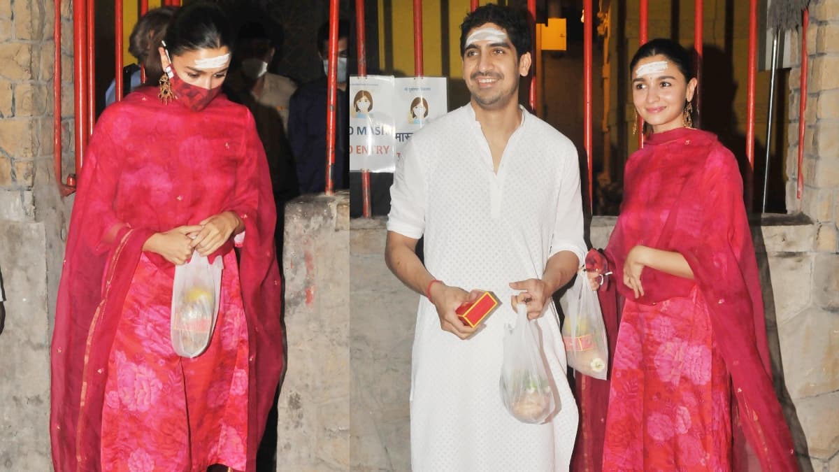 महाशिवरात्रि के मौके पर Alia Bhatt डायरेक्टर अयान मुखर्जी संग पहुंची शिव मंदिर, किया दर्शन