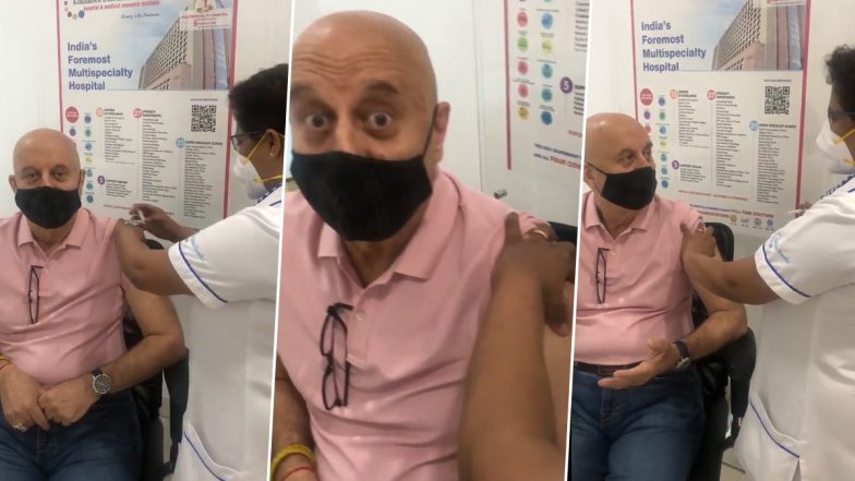 Anupam Kher ने लगवाया कोरोना वैक्सीन का पहला टीका, Video शेयर कर जताई खुशी