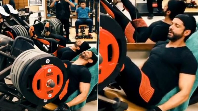 Morning Motivation: Farhan Akhtar ने जिम में दिखाया अपना दमखम, Leg Workout का Video हुआ Viral