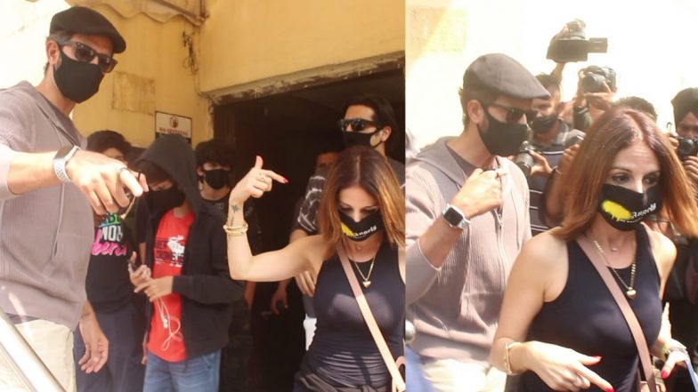 Hrithik Roshan अपने बच्चों और एक्स वाइफ सुजैन के साथ पहुंचे फिल्म देखने, Photos आई सामने