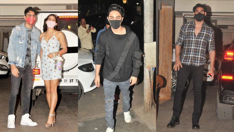 Ibrahim Ali Khan के जन्मदिन पर रखी गई पार्टी, आर्यन खान, अहान शेट्टी, सारा अली खान समेत कई स्टारकिड ने मारी एंट्री