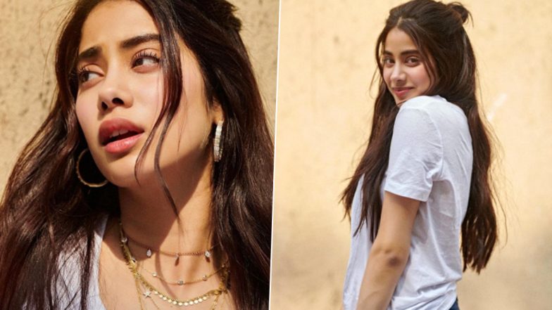 Janhvi Kapoor Photos: जान्हवी कपूर ने सोशल मीडिया पर फिर शेयर की खूबसूरत तस्वीरें, फैंस के उड़े होश