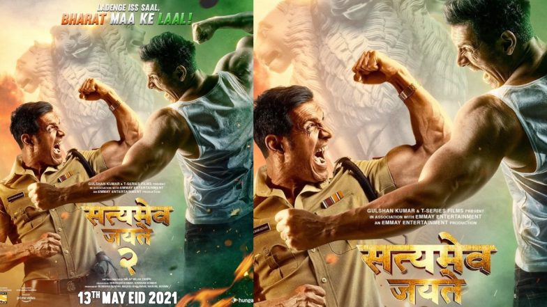 जॉन अब्राहम ने फिल्म Satyameva Jayate 2 का दमदार पोस्टर किया रिलीज, डबल रोल से ईद पर करेंगे डबल धमाका