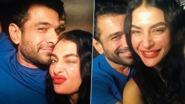 Eijaz Khan and Pavitra Punia Photos: एजाज खान के गले लगकर पवित्रा पुनिया ने रोमांटिक अंदाज में क्लिक करवाई तस्वीरें