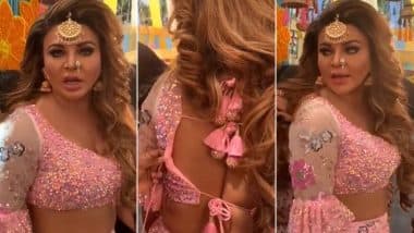 Rakhi Sawant स्टेज पर कर रही थी डांस जब अचानक टूट गई ब्लाउज की डोरी, भड़की एक्ट्रेस ने शो के मेकर्स को लगाईं फटकार, देखें Video