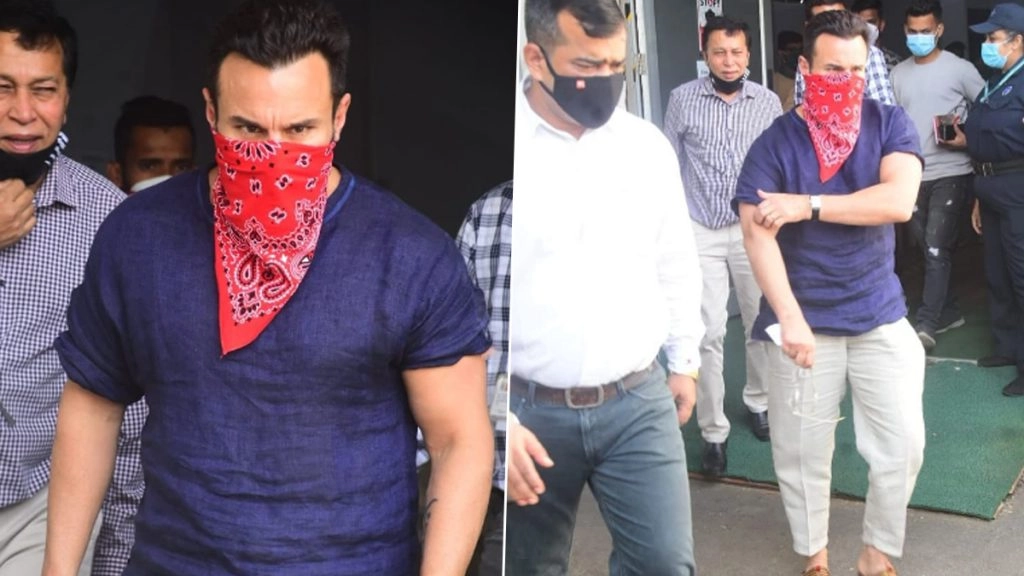 सैफ अली खान ने मुंबई में लगवाई कोरोना की वैक्सीन, देखें तस्वीरें