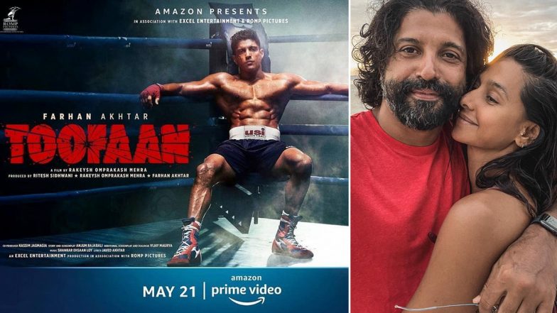 Farhan Akhtar को गर्लफ्रेंड Shibani Dandekar से मिल रहा फुल सपोर्ट, एक्ट्रेस ने 'Toofan' का पोस्टर शेयर कर दी बधाई