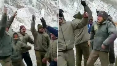 ITBP के जवानों ने गलवान में कुछ इस तरह मनाई होली, देखें वीडियो