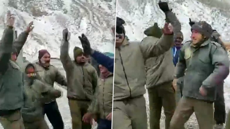 ITBP के जवानों ने गलवान में कुछ इस तरह मनाई होली, देखें वीडियो
