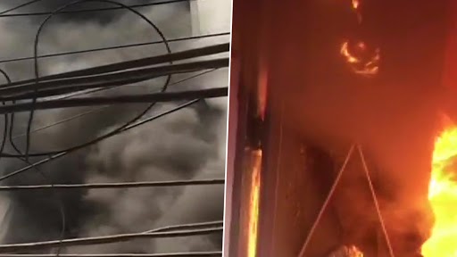 Delhi: रघुपुरा पार्ट 2 गांधीनगर में रेडीमेड कपड़ों की फैक्ट्री में लगी आग, आग बुझाने का काम जारी
