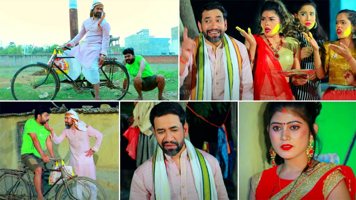 Bhojpuri Holi Song: होली के दिन जीजा-साले की लड़ाई को दिखाता निरहुआ का गाना हुआ वायरल, कुछ ही घंटो में मिले 19 लाख से अधिक व्यूज