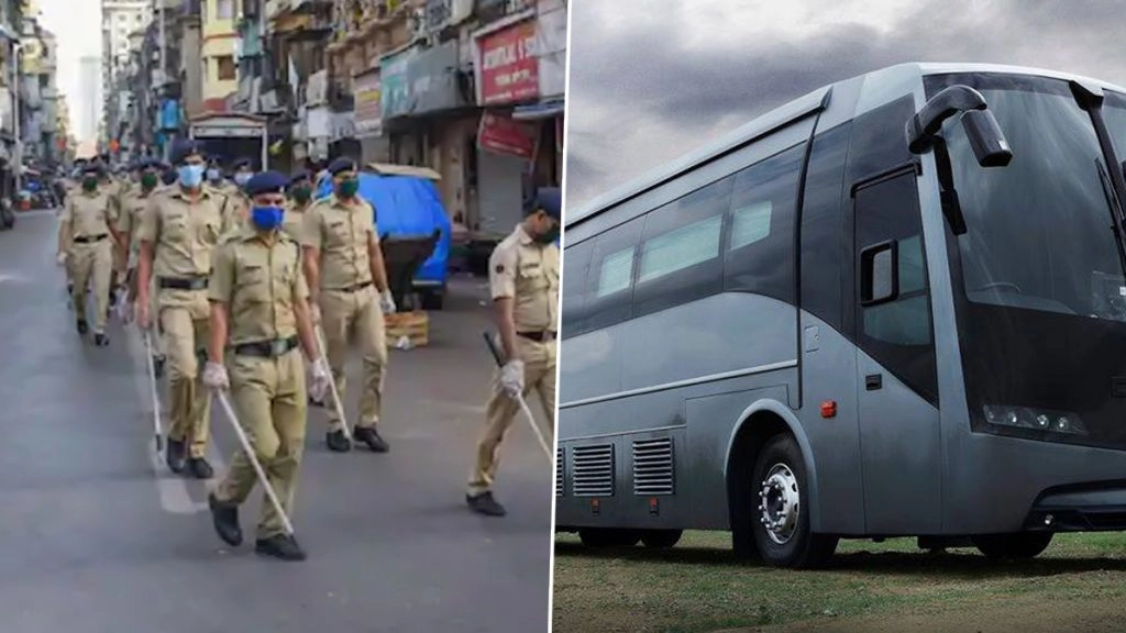 मुंबई पुलिस के वैनिटी वैन्स की गई तैनात 