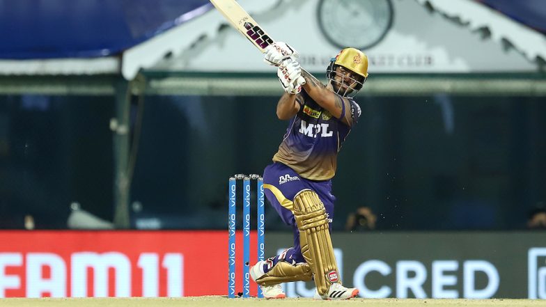 SRH vs KKR 3rd IPL Match 2021: नीतीश राणा और राहुल त्रिपाठी ने लगाया शानदार अर्धशतक, कोलकाता ने हैदराबाद को दिया 188 रनों का बड़ा लक्ष्य