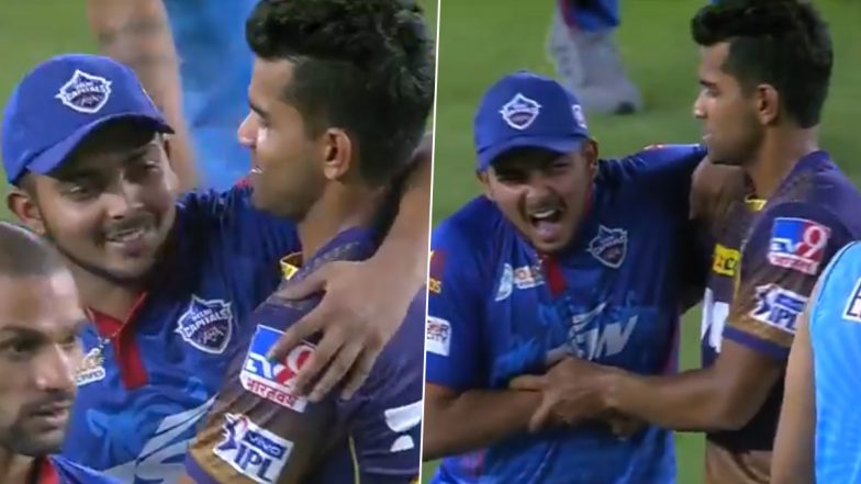 IPL 2021 DC vs KKR: एक ओवर में छह चौके खाने के बाद शिवम मावी ने पृथ्वी शॉ से कुछ ऐसे लिया बदला- देखें मजेदार वीडियो