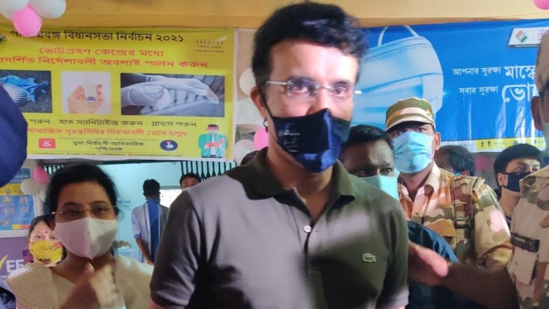 West Bengal Assembly Elections 2021: टीम इंडिया के पूर्व कप्तान और BCCI के अध्यक्ष सौरव गांगुली ने अपना वोट डाला