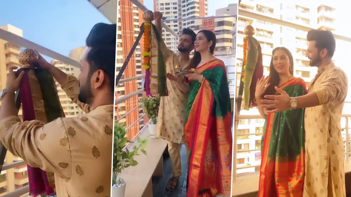 Gudi Padwa 2021: राहुल वैद्य और दिशा परमार ने एक साथ सेलिब्रेट किया गुड़ी पड़वा का त्योहार