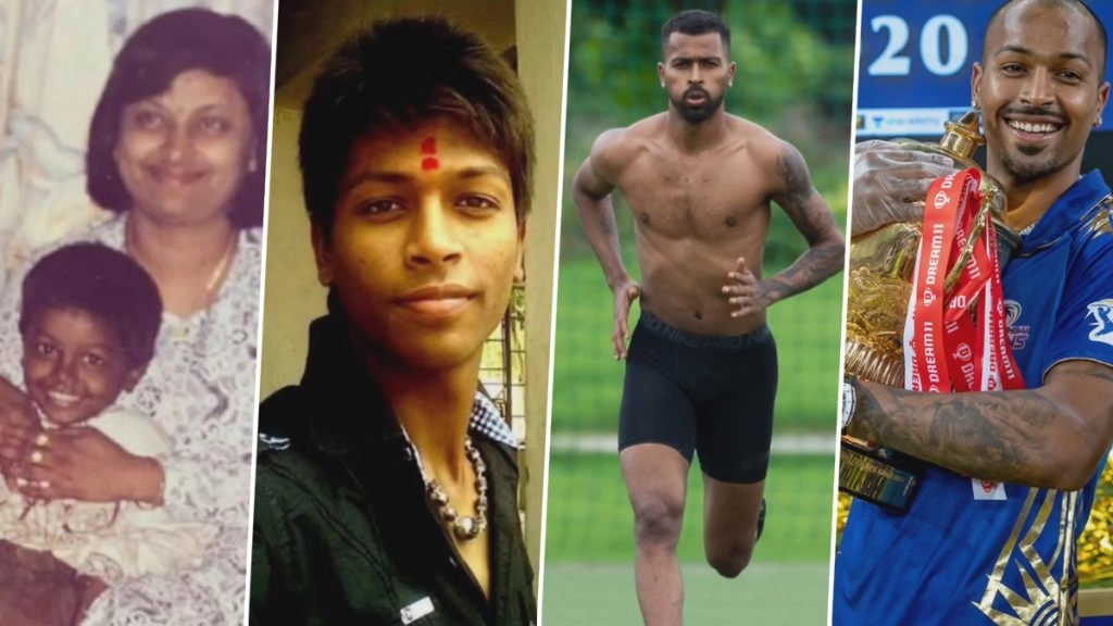 पांड्या बचपन से लेकर जवानी तक एक वीडियो में आए नजर