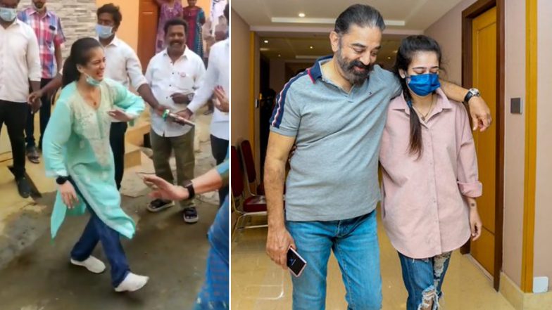 Kamal Haasan के लिए चुनाव प्रचार कर रही बेटी Akshara Haasan ने किया धमाकेदार डांस, कोयंबटूर से Viral हुआ Video