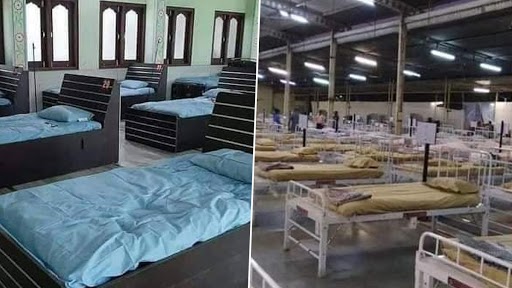 कोरोना के बढ़ते मामलों के बीच गुजरात का जहांगीर मस्जिद और वड़ोदरा का BAPS श्री स्वामीनारायण मंदिर COVID-19 अस्पताल के रूप में तब्दील