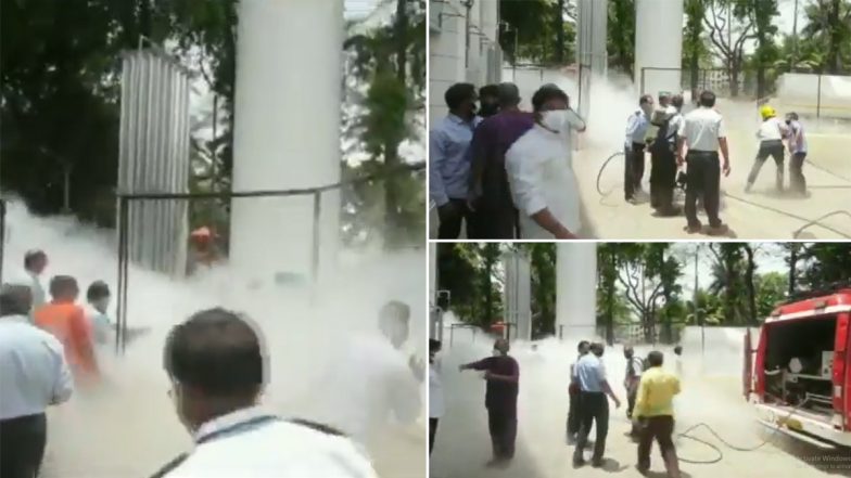Maharashtra: नासिक के जाकिर हुसैन अस्पताल में ऑक्सीजन टैंक लीक होने से हड़कंप, भारी मात्रा में लिक्विड ऑक्सीजन बर्बाद