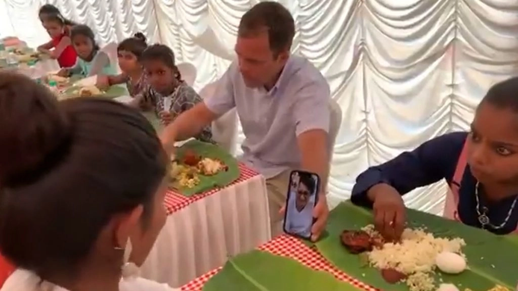 Kerala: वायनाड के अनाथालय में राहुल गांधी ने बच्चों के साथ किया Easter लंच