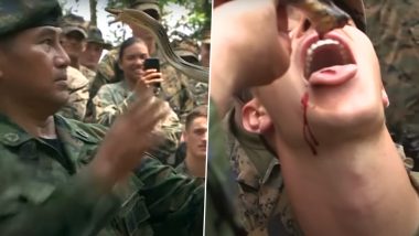 अमेरिकी सैनिक मिलिट्री ड्र‍िल के वक्त खाते हैं जिंदा बिच्‍छू और पीते हैं कोबरा का खून, PETA ने चेताया- बंद करें या फिर कोरोना जैसी दूसरी महामारी झेलने को तैयार रहें