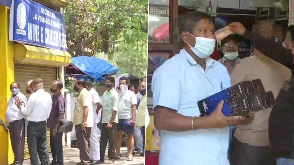 शराब की दुकानों पर भीड़ रोकने के लिए जारी किया टोकन