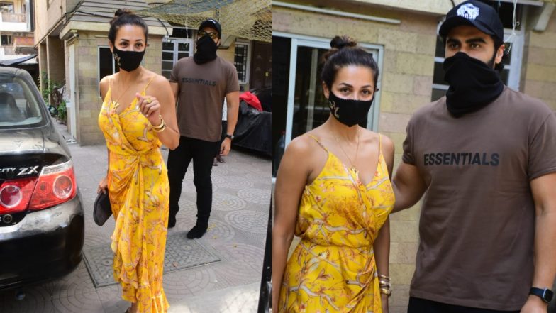 Easter पर Arjun Kapoor संग Malaika Arora पहुंची अपने पैरेंट्स के घर, पैपराजी के सामने दिए पोज
