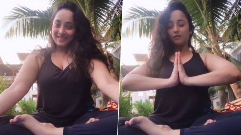 Morning Motivation: भोजपुरी एक्ट्रेस Rani Chatterjee ने ब्लैक कपड़ों में किया हॉट योगा, देखें फिटनेस मोटिवेशन ये भरा ये Video