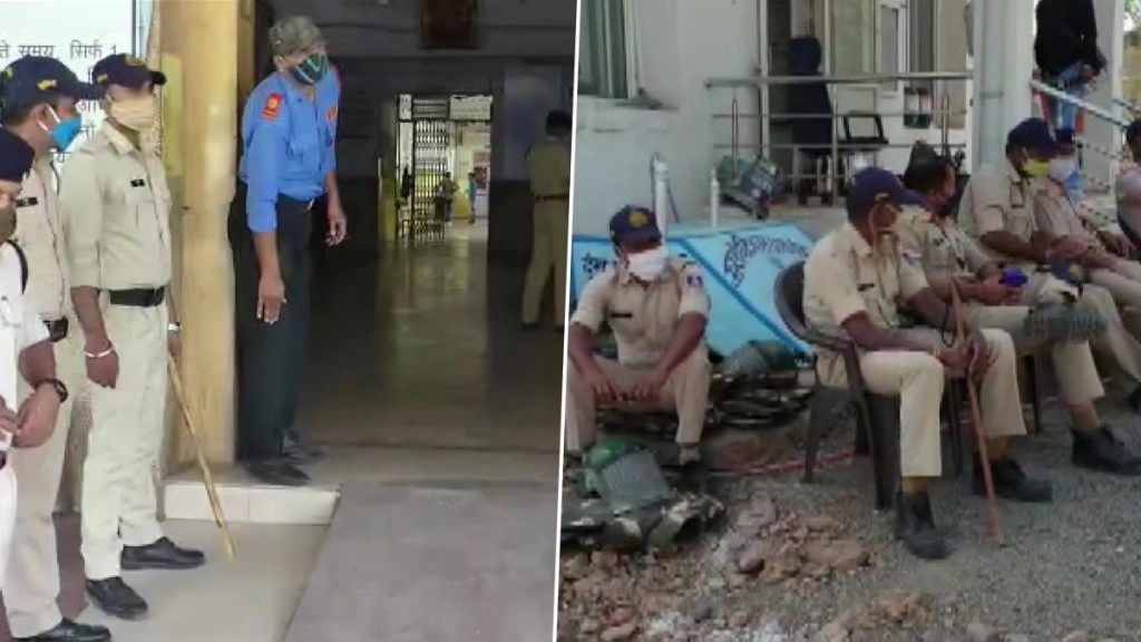 मंदसौर के नारकोटिक्स थाने में एक शख्स की मौत