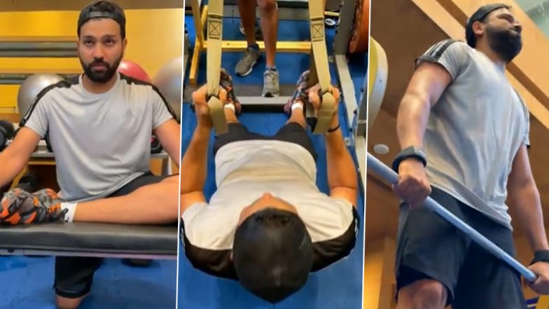 IPL 2021: उद्घाटन मुकाबले से पहले Rohit Sharma ने बहाया जमकर पसीना, देखें वीडियो